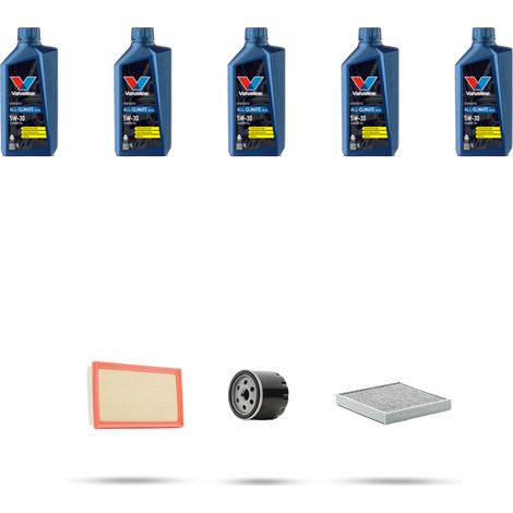 Kit tagliando 3 FILTRI e 5L OLIO compatibile con Lexus UX 200 110kw dal 2018 (1/5)
