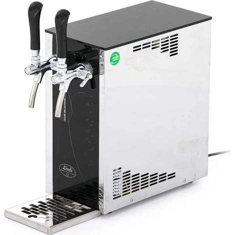 Spillatore birra con pompa a membrana PYGMY 25/K Esclusivo, dispenser birra, macchina per birra 2-linee, 35 litri/h - senza CO2 (1/5)