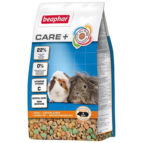 Beaphar Care+ Cobaya Extrudiertes Essen fÐ©r Meerschweinchen, 10 kg