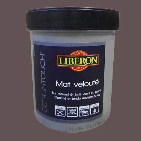 LIBÉRON Peinture Design Touch 0,5L Taupe Mat velouté 0,5 L (1/2)