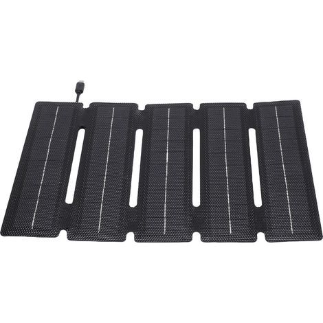 25W ETFE Foldable Solar Panel, 5x Charge, Ultra-Thin Portable Charger, Monocrystalline, for Outdoor Camping, Hiking, Travel (1/5)
