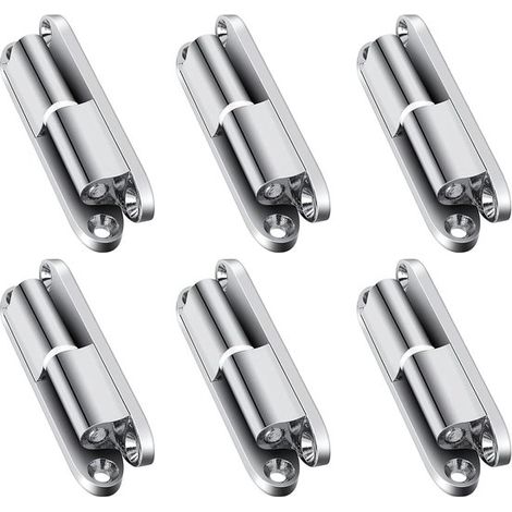 Bisagras pequeñas desmontables para puertas，6 unidades，bajo nivel de ruido，aptas para puertas de madera y metal (1/5)