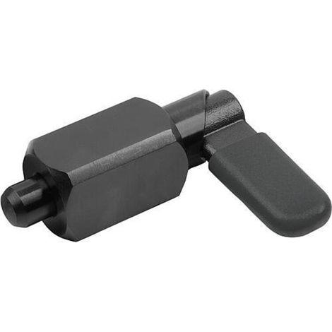 KIPP Sperrriegel Vierkant Gr. 3 Ø 10mm Stahl brüniert mit Kappe (1/3)