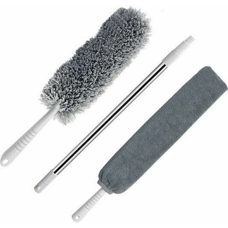 Green Mobility-Plumeau en microfibre extensible, brosse de nettoyage télescopique, dépoussiérage des acariens, outils de nettoyage de la maison,set B,France (1/5)