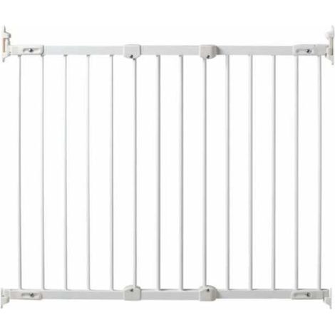 Safety barrier - 72 to 108 cm - WEBABY - NONO - White (1/2)
