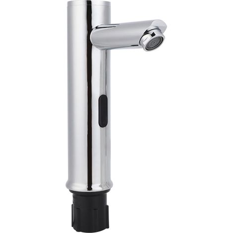 Robinet automatique sans contact avec capteur d'eau froide de 1/2 pouce pour salle de bain, nettoyage sans contact (20 cm pour lavabo sous plan) (1/5)