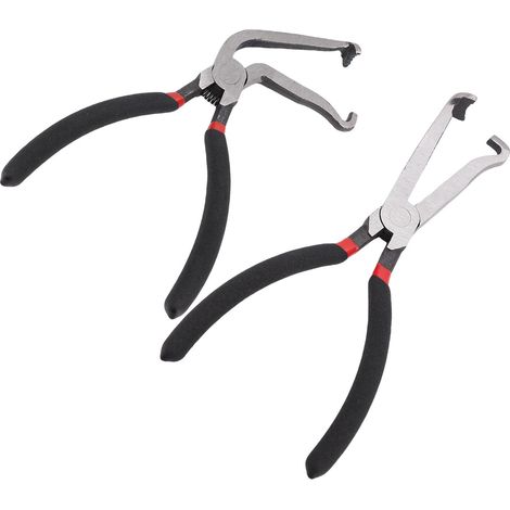 Pince de déconnexion électrique, pince à tête droite coudée pour bougies d'allumage, tuyaux de carburant sans outil de retrait de broche de Terminal.
