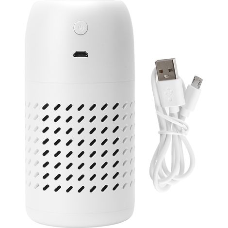 Purificateur d'Air Portable à Ions Négatifs pour Chambre et Bureau - Blanc (1/5)