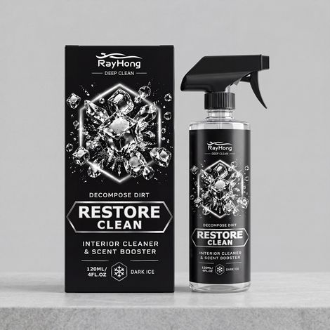 Auto-Innenraumreiniger (Duft: Black Ice) – Praktische Reinigung und Pflege von Staub und Flecken im Auto-Innenraum – 120 ml -- BIEMMEDUE (1/5)