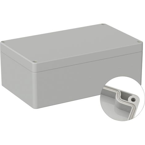 TRU COMPONENTS TC-9065636 Industrie-Gehäuse 200 x 120 x 75 ABS Lichtgrau (RAL 7035) 1 St. (1/2)