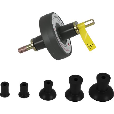 5pc Valve Lapping Tool Set for Automotive Engine Repair 16-45mm Suction Plates (1/5)