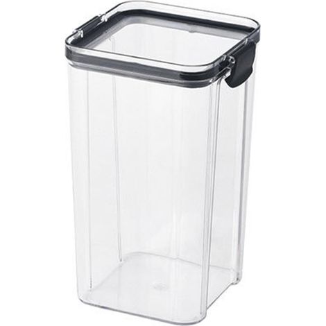 Mini-Vorratsdose, Lunchbox, tragbarer, transparenter, verschließbarer Vorratsbehälter für Büro und Schule, 1300 ml, 10,2 x 18,5 cm / 4,02 x 7,28 Zoll (1/5)