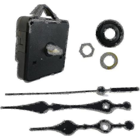 Kit de pièces de rechange pour la réparation d'un mécanisme d'horloge murale à quartz silencieux, horloge à quartz (1/5)