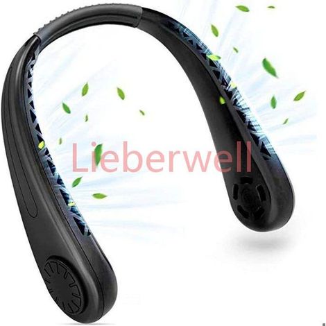 360° Airflow, LIEBERWELL Portable Neck Fan, Hands Free Mini USB Fan with 100 Speeds, 3600mAh Battery, Silent Turbo Pocket Fan (1/4)