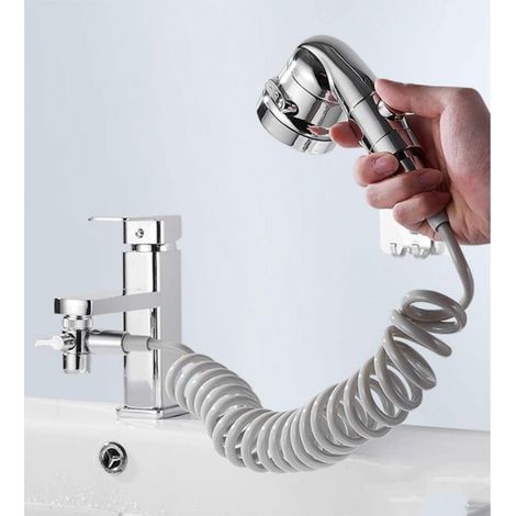 Handheld shower kit for sink, handheld bathroom faucet with 3 spray modes for washing hair, bathroom, laundry room, laundry room (1/4)