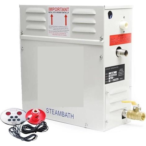 Poêle de sauna Poêle de sauna électrique, Nérateur de vapeur for puissance de douche de bain de salle de Sauna, contrôleur numérique de SPA de chauffage domestique 3-18KW Chauffe-sauna pour bain de va (1/5)