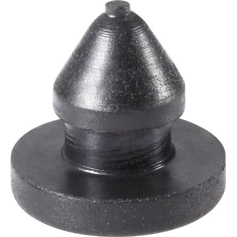 PB Fastener 1308-01 Einrastpuffer  Schwarz (Ø x H) 9 mm x 8.6 mm 1 St.