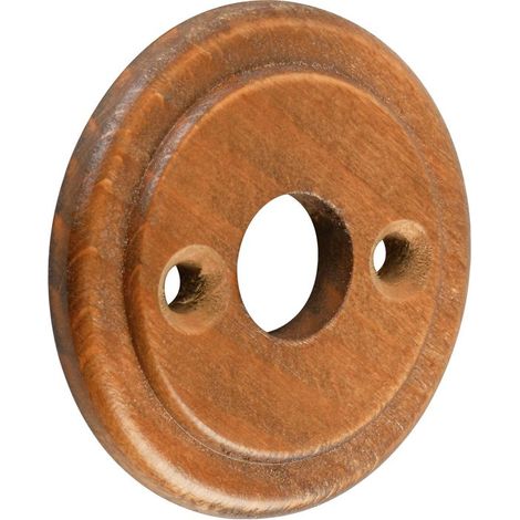 Rosace ronde bois noyer - Bec de cane - Dubois ind (1/3)