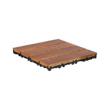 Terrassendielen, Holzfliesen, 30 x 30 cm, (1 Stück) (1/5)