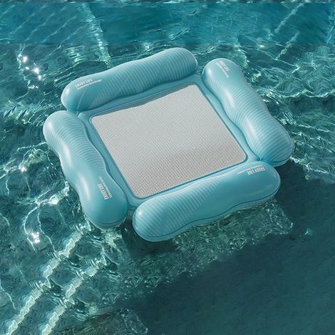 Matelas gonflable pour piscine, matelas flottant familial pour piscine et plage