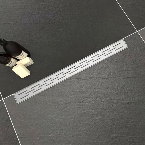 50cm Linear Shower Drain Type H Stainless Steel Wetroom Channel Gully Trap Waste