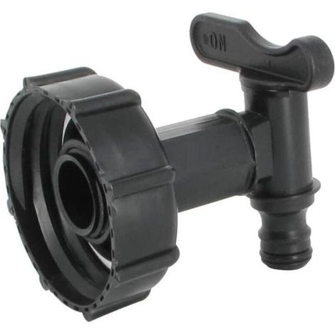 S60X6 Fitting – HDPE-Wasserhahn für 1000-Liter-Wassertanks, Fittings und weiteres Zubehör für Regenwassersammeltanks (1/5)