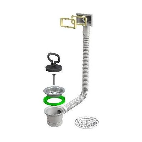 PILETTA PER LAVELLO CUCINA CON TROPPOPIENO Misura: 1"1/2