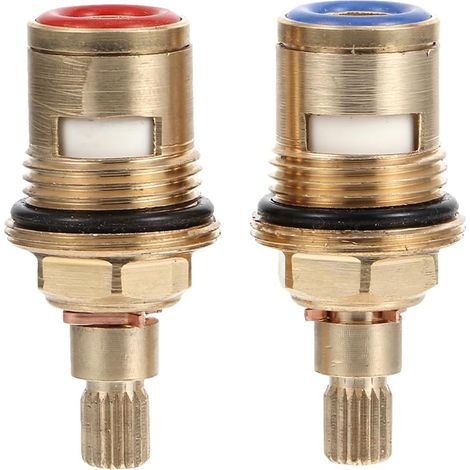2 pièces Valve Robinet Cuivre Épais pour Eau