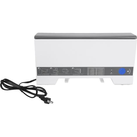 Relieuse thermique d'une capacité de 280 feuilles, pour papier A4 et A5, idéale pour les documents professionnels, de bureau, scolaires et les projets personnels. Blanche. Prise 110 V (norme américain (1/5)