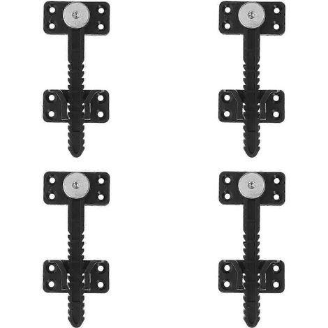 Quatre supports emboîtables de 14 x 6 cm / 5,5 x 2,4 pouces pour un canapé modulaire, avec des clips de fixation en plastique pour canapé. (1/5)