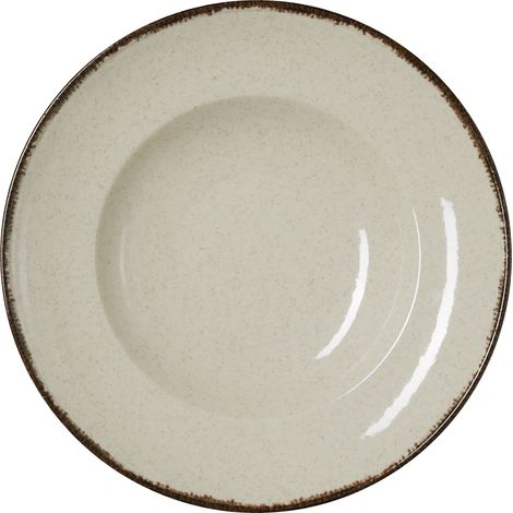 Lot de 6 assiettes en Porcelaine sable H 50 mm Ø 275 mm - Was Germany