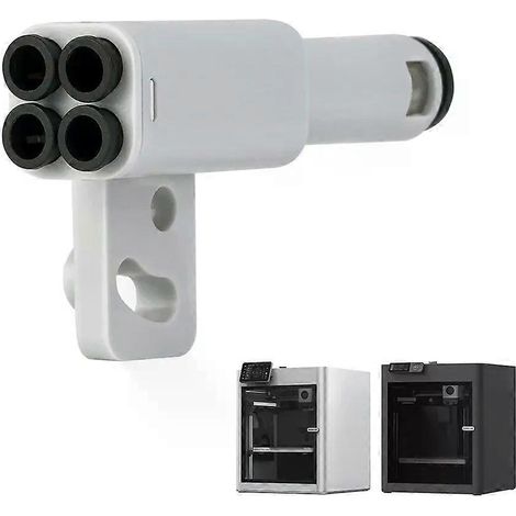 Für 3D-Drucker, Ersatzteil 4-in-1 PTFE-Adapter, Materialrohr-Erweiterungsanschluss, AMS Connect 4 Zuführungsmodule für Bambulab X1/P1 X1C P1S P1P-JXLGV (1/4)