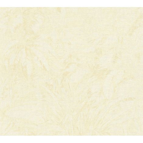 Livingwalls Carta da parati beige giallo – giungla 395602 – Carta da parati in tessuto non tessuto di alta qualità floreale con effetto metallizzato, 10,05 m x 0,53 m, made in Germany (1/5)