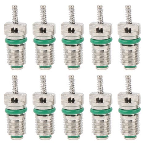 DEESSE SHOP-Akozon Noyau de Valve de Climatisation, A/C R134A Aiguilles de Noyaux de Soupape de Réfrigération Résistant à la Haute Pression pour Réfrigérant R134A. (1/5)