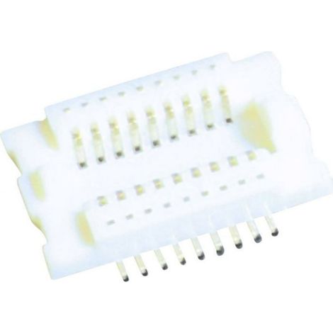 Connecteur Industriel CT0519S - 18 Broches - Pas 0.50 mm - Barrette Femelle Droite - Pour Circuit Imprimé - 1 Pièce