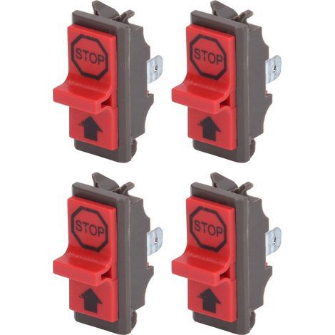 4 Interrupteurs Marche/Arrêt pour Tronçonneuse Husqvarna 362 365 371 372 372xp - Pièce de Rechange 503717901 503718201 (1/5)