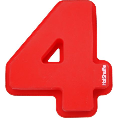 1 Moule à gâteau en silicone, nombre 4, antiadhésif, résistant, pour anniversaire et mariage