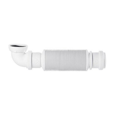 Wirquin Pro – Siphon d'évier ultra-plat 40mm – Débit 38,4 L/mn – Installation horizontale/verticale – Sans garde d'eau, membrane silicone (1/3)