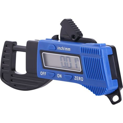 Digitales Dickenmessgerät, 0–12 mm Dickenmessgerät, Messschieber mit Digitalanzeige, Breitenmessung, Mikrometer-Messwerkzeug für Papier, PU-Leder, Metallblech, Schmuck