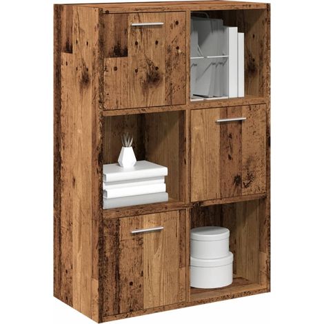 Bücherschrank Altholz-Optik 60,5x30x90 cm Holzwerkstoff