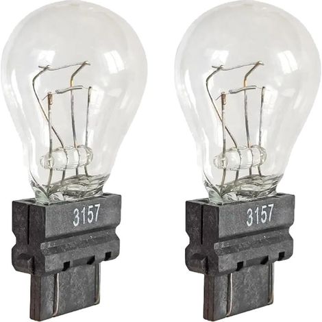transparent,2x Ampoule 3157 12V P21 5W transparent double filament voiture américaine asiatique recul boite (1/5)