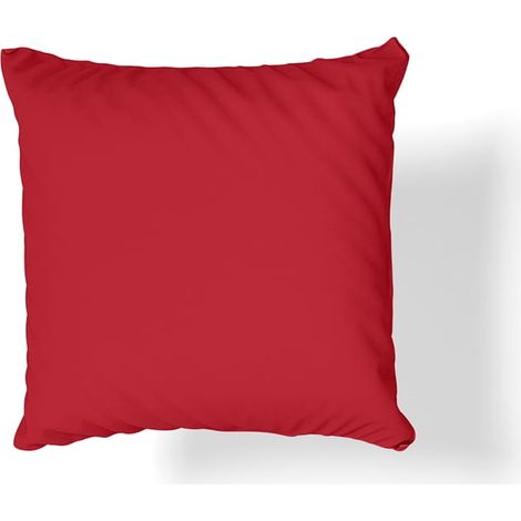 Baumwollsatin-Kissenbezug 40x40 Rot