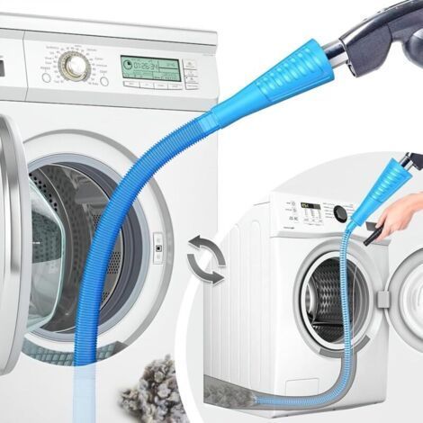 Lot de 2 outils de nettoyage pour grille d'aération de sèche-linge avec adaptateur (1/5)