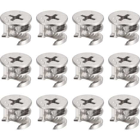 Came Blocage Écrou pour Furniture, 12pcs 14.6x11.3mm Joint Connecteur Verrouillage Écrous Meubles Connexion Came Raccords (1/5)
