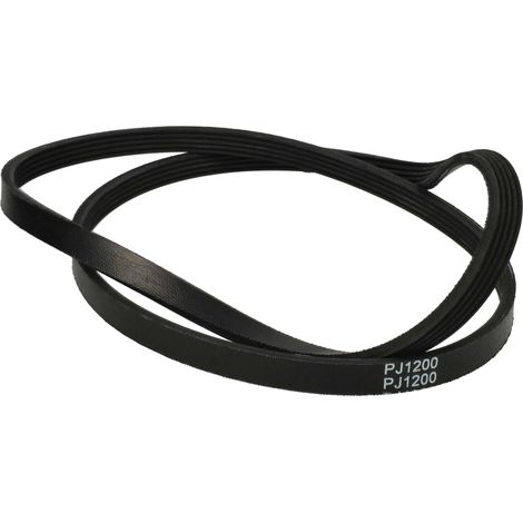 vhbw Keilriemen kompatibel mit Zoppas PLA1400EMD, 4824 T Wäschetrockner - 120 cm Schwarz