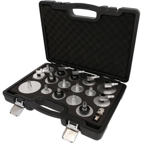 KS Tools Universal-Entlüfterstutzen-Adapter-Satz zur Bremsenentlüftung, 17-tlg (1/4)