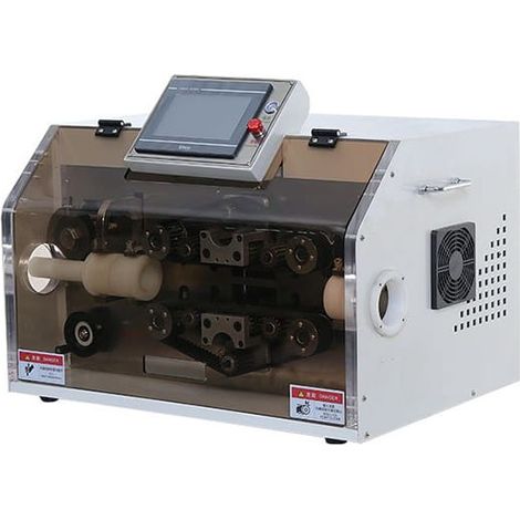 Machine de découpe automatique pour tubes ondulés avec lame circulaire (5 - 45 mm) (1/2)