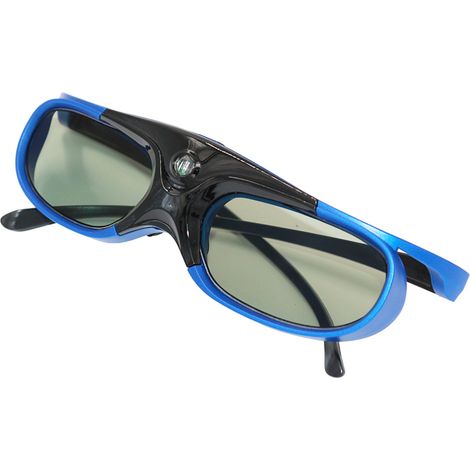 Gafas 3D recargables DLP Link con obturador activo, compatibles con todos los proyectores 3D DLP-Link (Optoma, Acer, BenQ, ViewSonic, Sharp, Dell). (1/5)