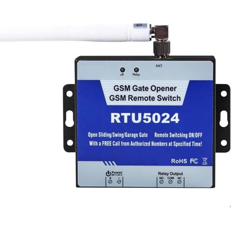 Kit d'ouvre-portes automatiques Automatisation de porte GSM ouvre-porte GSM interrupteur à distance 850/900/1800/1900 MHz télécommande contrôle d'accès sans fil pour accessoires de portail coulissant (1/5)