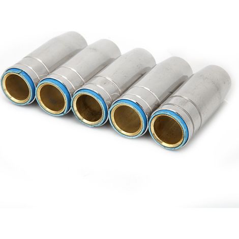 Lot de 5 buses à gaz coniques de 15 mm pour torche de soudage MIG/MAG Binzel MB 25AK (1/5)